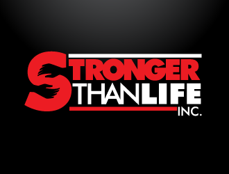Stronger Than Life Inc. logo design by dondeekenz