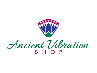 Design From the Heart / Ancient vibration shop logo design by jaize