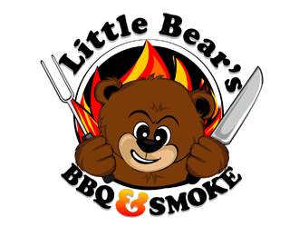 Little Bear's BBQ & Smoke logo design by veron