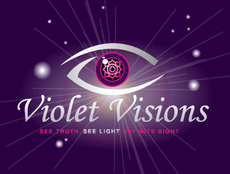Violet Visions logo design by DezignLogic