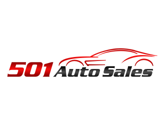 501 Auto Sales LLC logo design by mashoodpp
