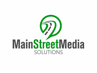 Main Street Media Solutions logo design by ingepro