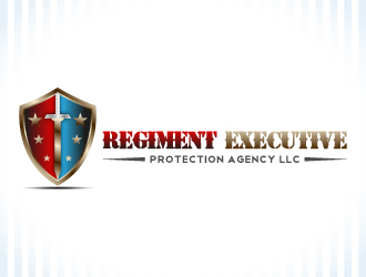 Regiment Executive Protection Agency logo design by Norsh