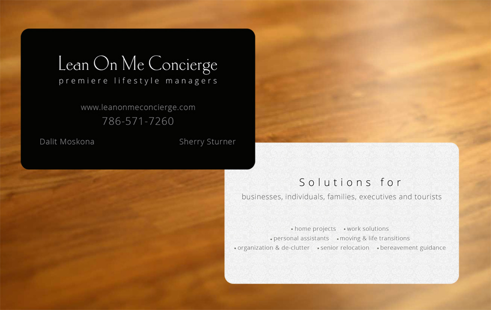 Lean on Me Concierge logo design by Foxcody