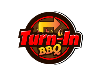 Turn-In BBQ logo design by Dddirt