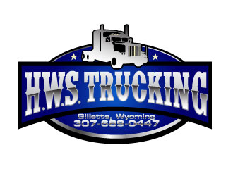 H.W.S. Trucking, LLC logo design by karjen