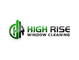 high Rise Window Cleaning logo design by abss