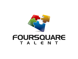 Foursquare Talent logo design by ellsa