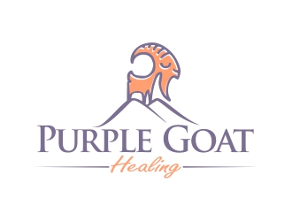 Purple Goat Healing logo design by YONK