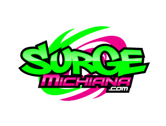 Surge Michiana.com logo design by karjen