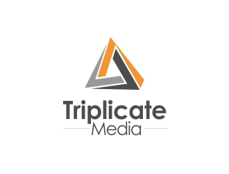 Triplicate Media logo design by YONK