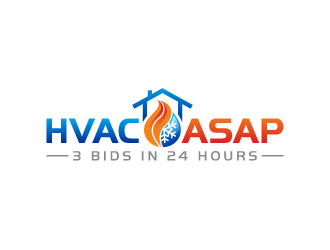 HVAC-ASAP.COM logo design by abss