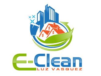 E-Clean      (Owners name in logo...Luz Vasquez) logo design by scriotx