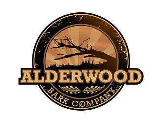 Alderwood Bark Company logo design by Republik