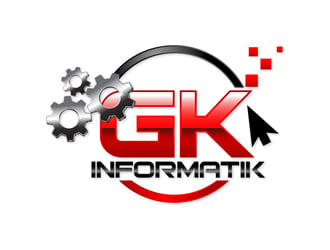 GK Informatik logo design by kgcreative