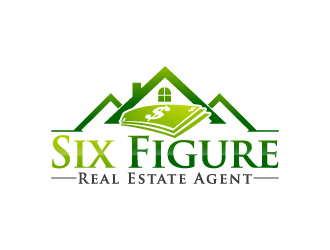 The 6 Figure Agent.com logo design by J0s3Ph