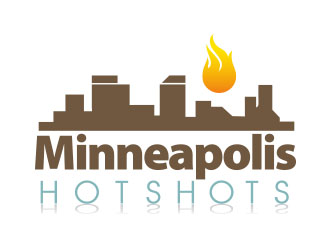 Minneapolis Hotshots logo design by Sorjen