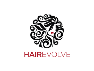 Hair Evolve logo design by logolady