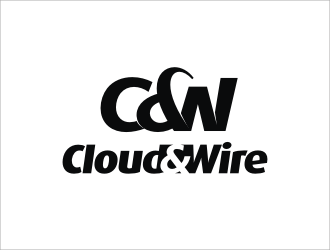 Cloud & Wire, Inc. logo design by catalin