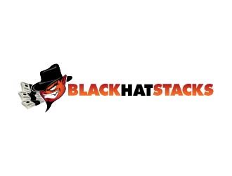 BlackHatStacks logo design by usef44