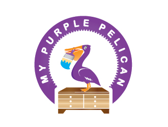 My Purple Pelican logo design by Cyds