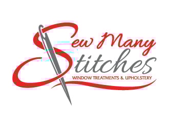 Sew Many Stitches Logo Design
