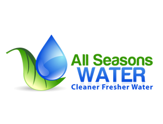 All Seasons Water logo design by chuckiey