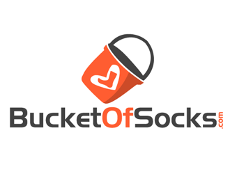 BucketOfSocks.com logo design by megalogos