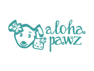 Aloha Pawz logo design by zyndtel