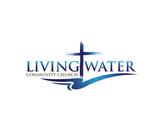 Living Water Community Church logo design by peacock