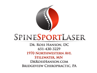 Spine Sport Laser logo design by Dawnxisoul393