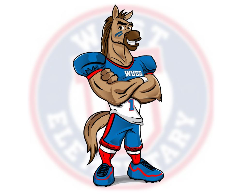 Horse as a Football player logo design by scriotx