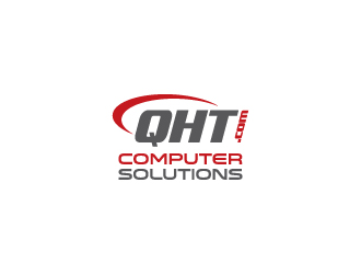 QHT.com Computer Solutions logo design by sndezzo