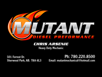 MUTANT DIESEL PREFORMANCE logo design by J0s3Ph