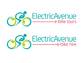 Electric Avenue e-bike hire logo design by lokomotif77