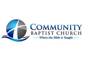 Community Baptist Church logo design by xtian gray