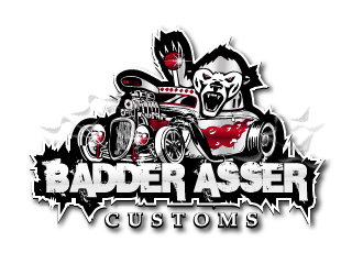 Badder Asser Customs logo design by SergioLopez