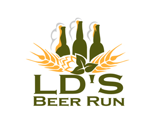 LD's Beer Run Logo Design