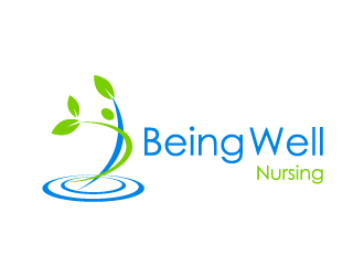 Being Well Nursing logo design by kgcreative