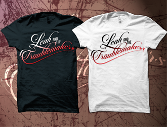 Leah and the Troublemakers logo design by dondeekenz