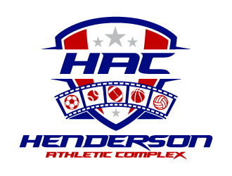 Henderson Athletic Complex or HAC logo design by jaize
