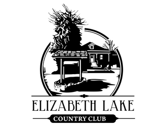 Elizabeth Lake Country Club logo design by veron