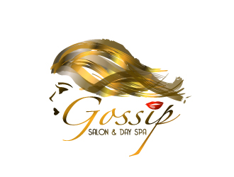 Gossip Salon logo design by Dawnxisoul393