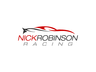 Nick Robinson Racing logo design by theenkpositive