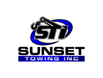 Sunset Towing Inc logo design by jaize