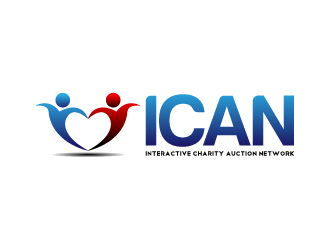 Interactive Charity Auction Network logo design by Norsh