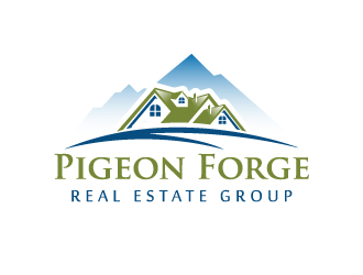 Pigeon Forge Real Estate Group logo design by theenkpositive
