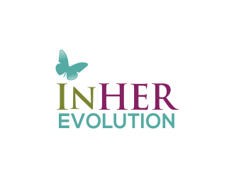 InHER Evolution logo design by ingepro