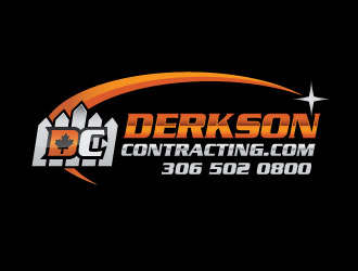 Derkson Contracting Ltd. logo design by moomoo