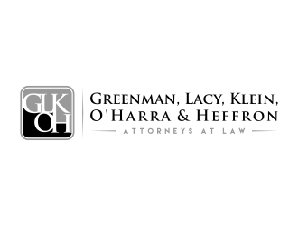 Greenman, Lacy, Klein, O'Harra & Heffron logo design by Siginjai